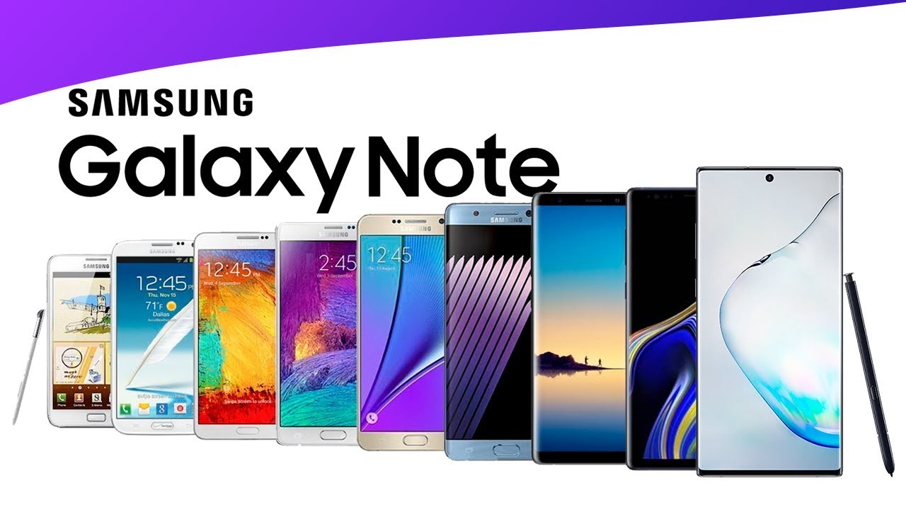 گوشی های Galaxy note series